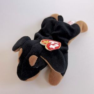 4/$25 - DOBY Beanie‎ Babies Toy Doberman Dog 1996 Vintage